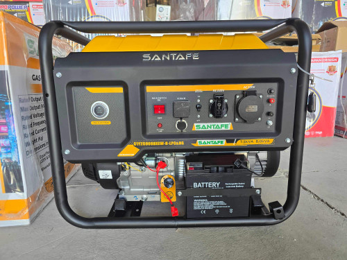 موتوربرق 9 کیلووات سه گانه سوز تکفاز ریموت استارت سانتافه مدل STF-25900-LPG.NG