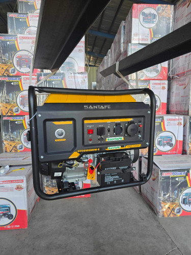 موتور برق 8 کاوا بنزینی تکفاز ریموت استارت سانتافه مدل STF-23900-R