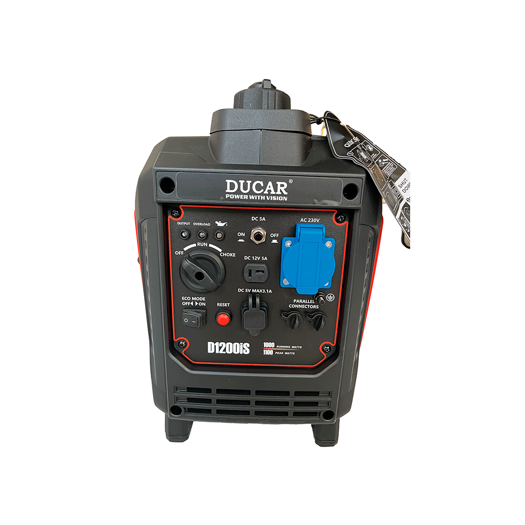 موتور برق  1 کیلوات اینورتری هندلی بنزینی دوکار  D1200iS