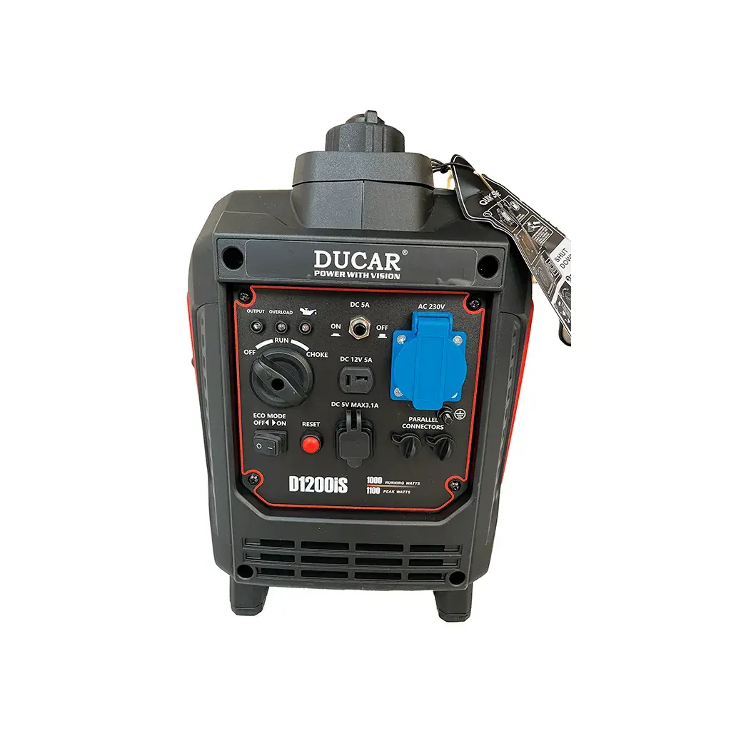 موتور برق  1 کیلوات اینورتری هندلی بنزینی دوکار  D1200iS