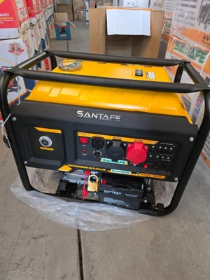 موتور برق ۱۰ کیلووات  سه فاز سه گانه استارتی سانتافه مدل STF 27900 LPG.NG