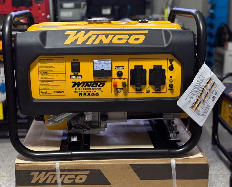 موتور برق ۴ کیلووات بنزینی تکفاز هندلی وینکو مدل R5800