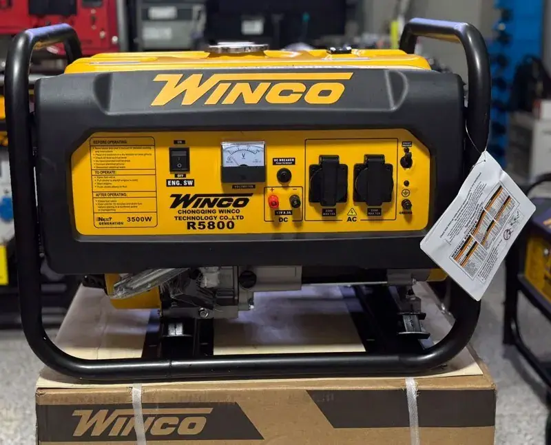 موتور برق ۴ کیلووات بنزینی تکفاز هندلی وینکو مدل R5800