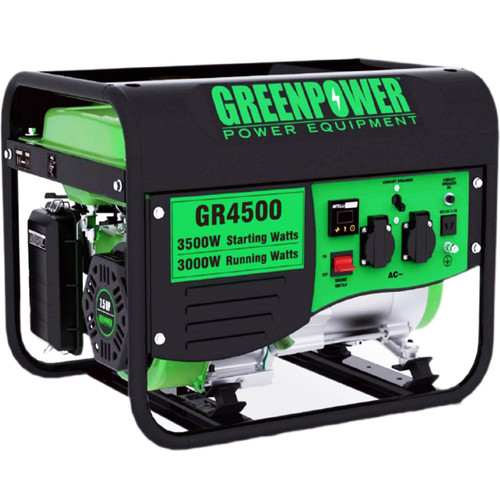 موتور برق ۳.۵ کیلووات بنزینی استارتی گرین پاور مدل GR4500
