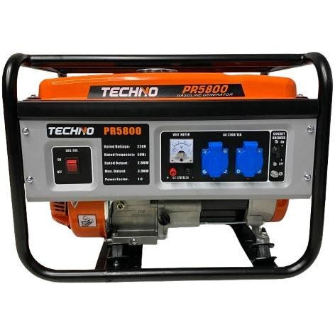 موتور برق 3 کیلووات بنزینی تکفاز هندلی تکنو مدل PR5800