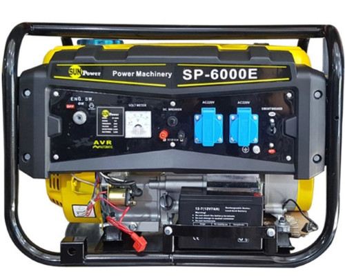 موتور برق ۲.۸ کیلووات بنزینی تک فاز سان پاور مدل SP6000E