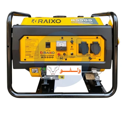 موتور برق 3 کیلووات بنزینی استارتی تکفاز راکسیو مدل R5500