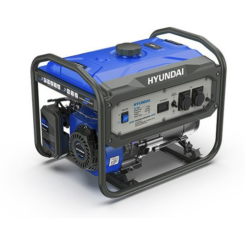 موتور برق 6.5 کیلووات بنزینی نکفاز ریموت استارت اینورتر هیوندای مدل HG-6055+ATS