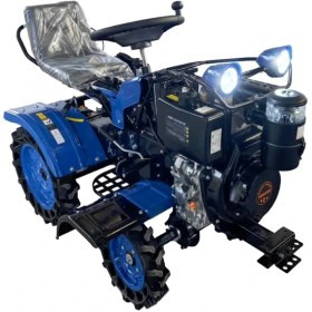 تیلر کولتیواتور ۱۲ اسب بخار با ۴ چرخ چراغدار آگرو مدل AG001_4WD13