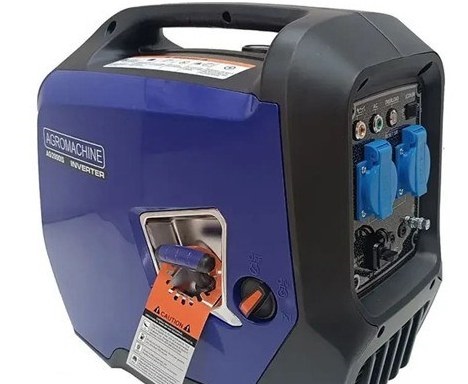 موتور برق ۲ کیلووات بنزینی سایلنت تک فاز هندلی اینورتر دار  آگرو مدل AG2300IS_BLUE
