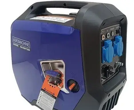 موتور برق ۲ کیلووات بنزینی سایلنت تک فاز هندلی اینورتر دار  آگرو مدل AG2300IS_BLUE