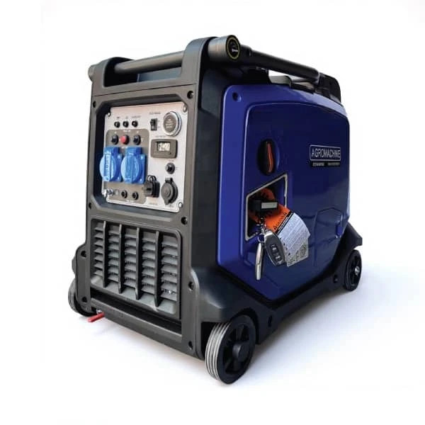 موتور برق ۵.۵ کیلووات بنزینی سایلنت تک فاز ریموت استارت اینورتر دار آگرو مدل AG6500ISE-R