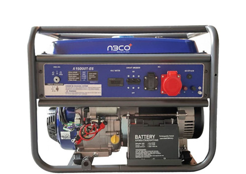 موتور برق ۸.۵ کیلووات بنزینی سه فاز استارتی آبکو مدل A15000TES