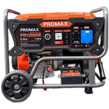 موتور برق 8.5 کیلووات بنزینی تکفاز ریموت استارت پرومکس مدل PR12000-E ATS