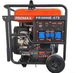موتور برق 12 کیلووات تک فاز ریموت استارت دو سیلندر پرومکس مدل PR15000-E ATS