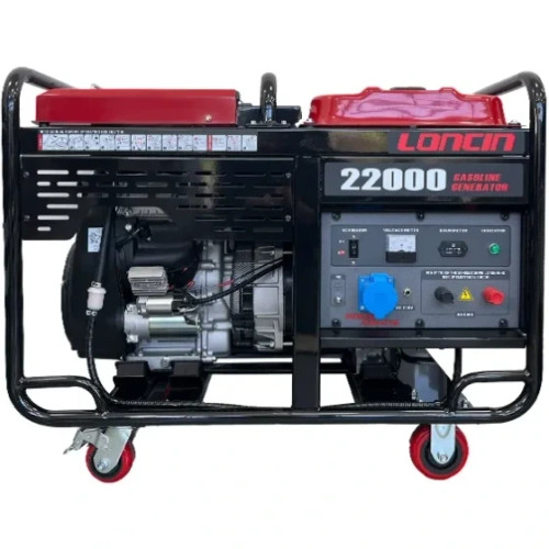 موتور برق 15 کیلووات بنزینی تک فاز استارتی لانسین مدل LC22000
