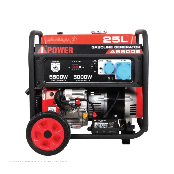 موتور برق 5.5 کیلووات بنزینی تک فاز استارتی AiPOWER مدل A5500E