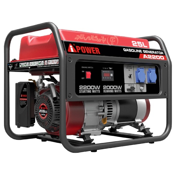 موتور برق 2.2 کیلووات بنزینی تک فاز هندلی AiPOWER مدل A2200