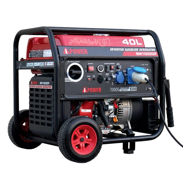 موتور برق 10 کیلووات بنزینی سایلنت تک فاز ریموت استارت اینورتر AiPOWER مدل SM10000iF