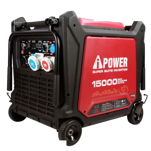 موتور برق 15 کیلووات بنزینی سایلنت سه فاز ریموت استارت اینورتر AiPOWER مدل SM15000Di