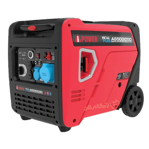 موتور برق 6.5 کیلووات دوگانهسوز سایلنت تک فاز ریموت استارت اینورتر AiPOWER مدل A6500iD50