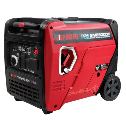 موتور برق 6.5 کیلووات دوگانهسوز سایلنت تک فاز ریموت استارت اینورتر AiPOWER مدل SM6500DFi