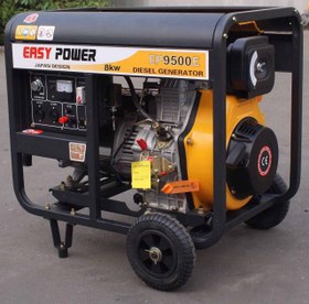 موتور برق 8 کیلووات دیزلی تک فاز استارتی ایزی پاور مدل EP9500E