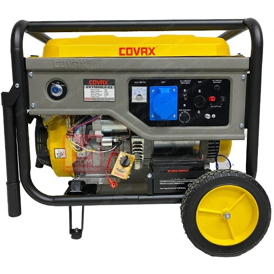 موتور برق  ۷.۵ کیلووات بنزینی تک فاز استارتی کواکس مدل CV10000LD-E2