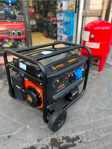 موتوربرق 6 کیلووات بنزینی سه فاز استارتی کینگ وی مدل K6000E-T