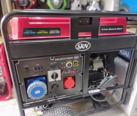 موتور برق  ۱۸ کیلووات سه گانه سوز سه فاز استارتی مدل SKN SGLNGT23000E +ATS