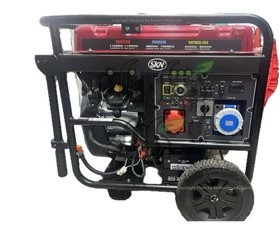موتور برق ۱۳ کیلووات سه گانه سوز سه فاز استارتی SKN مدل SGLNGT15000E
