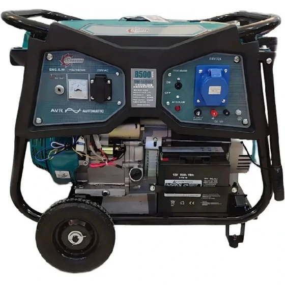 موتور برق 6.5 کیلووات بنزینی تکفاز استارتی اسمیت مدل SM6500E