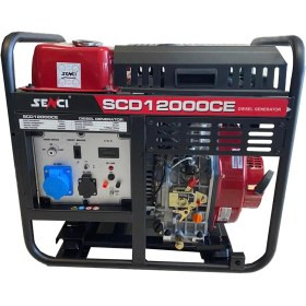 موتور برق 8 کیلووات دیزلی تک فاز استارتی سنسی مدل SCD12000CE