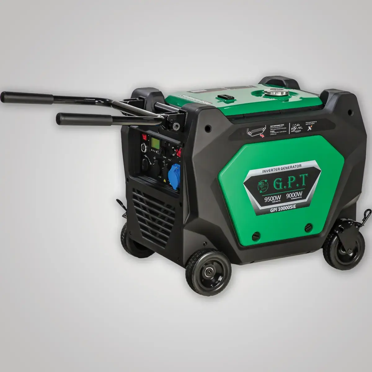 موتور برق 9.5 کیلووات بنزینی سایلنت سه فاز استارتی اینورتری GPT مدل GPI-10000SiE