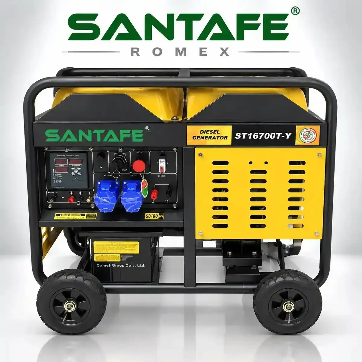 موتور برق 20 کیلووات دیزلی استارتی ATS سانتافه مدل ST16700T-Y